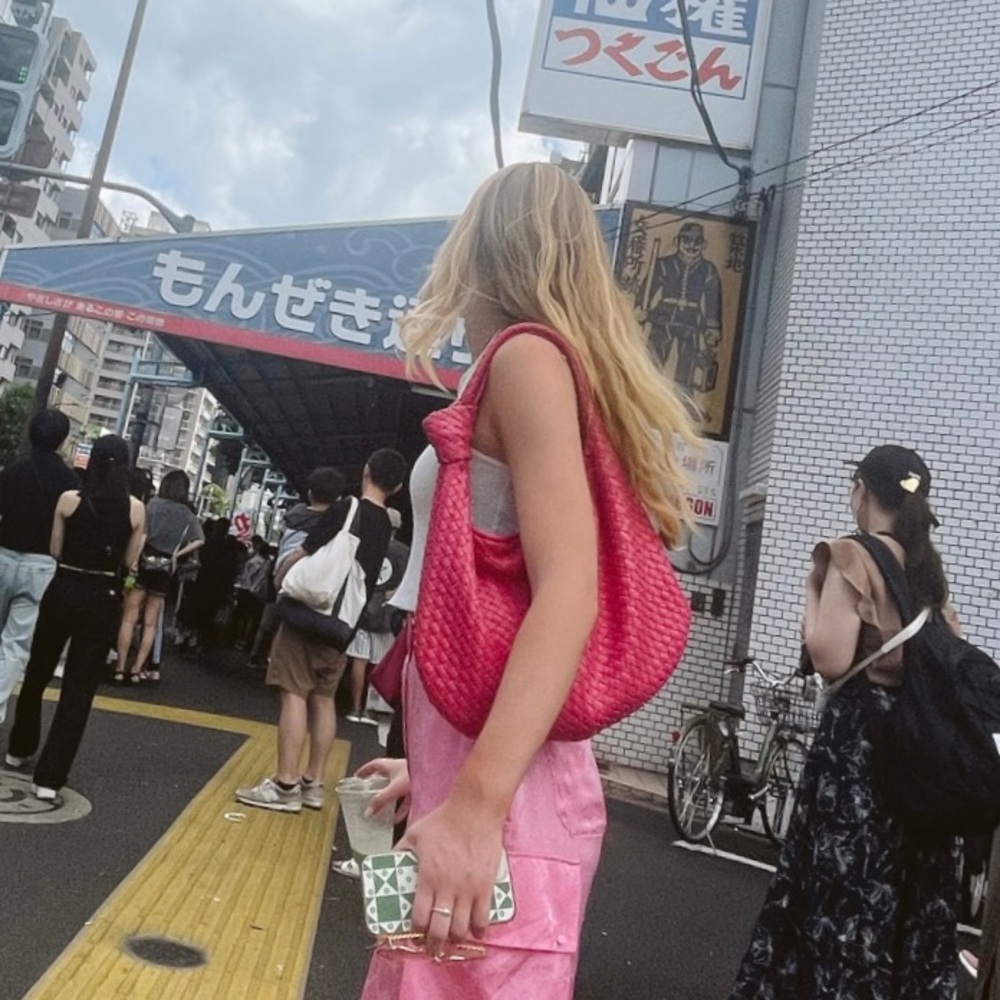 Melie Bianco Fuschia Large Bag